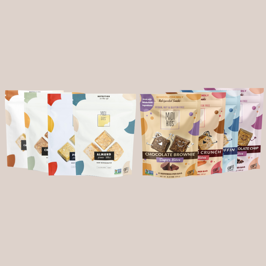 Midi bites and Midi Kids Variety pack