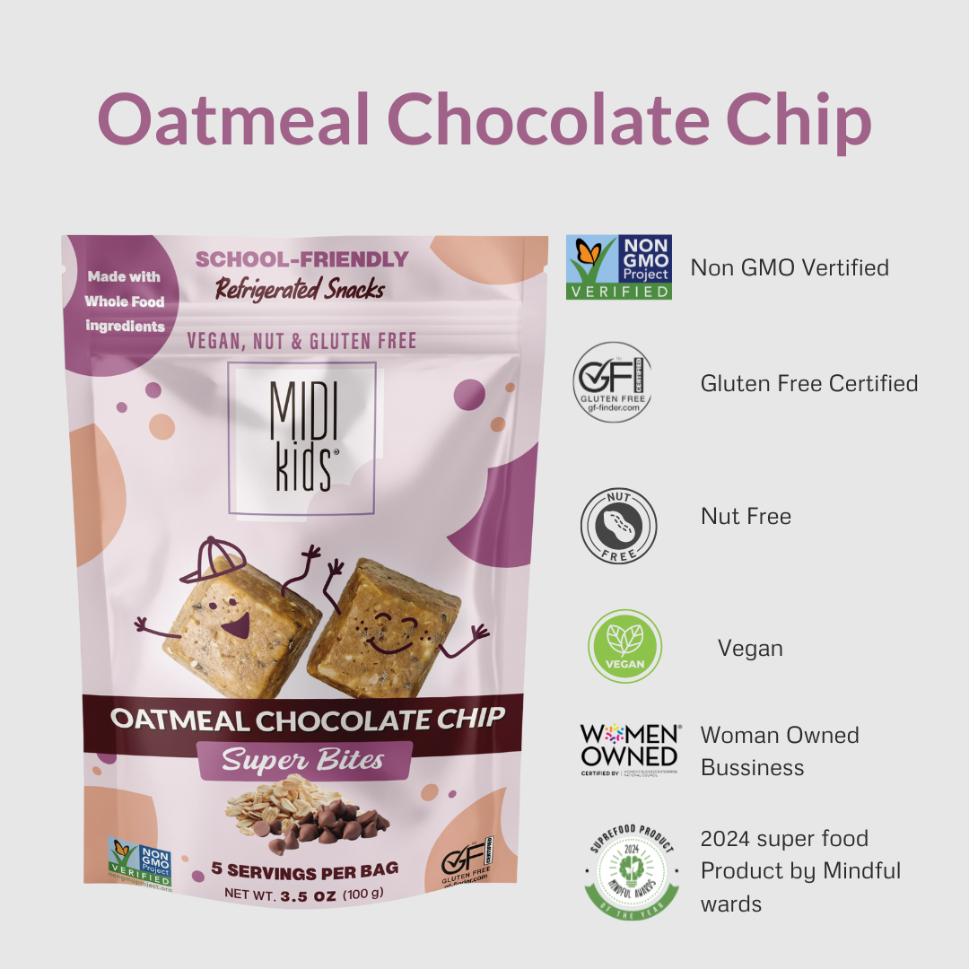 Midi Kids - Oatmeal chocolate chip bites