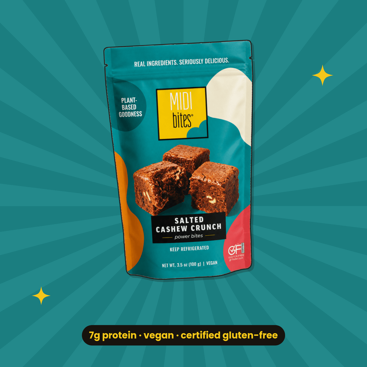 Salted Cashew Crunch Power Bites- 6 pack