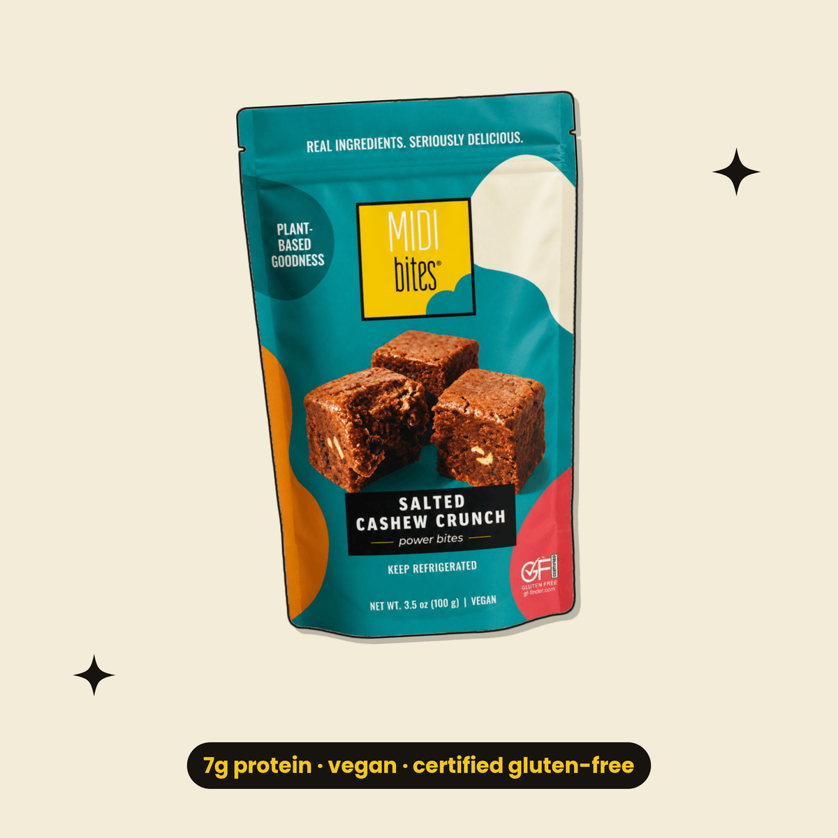 Salted Cashew Crunch Power Bites- 6 pack